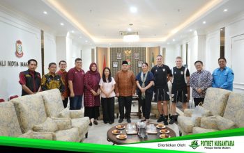 Munafri Sambut Kunjungan Kedubes Inggris dan Klub Sepak Bola Tranmere Rovers