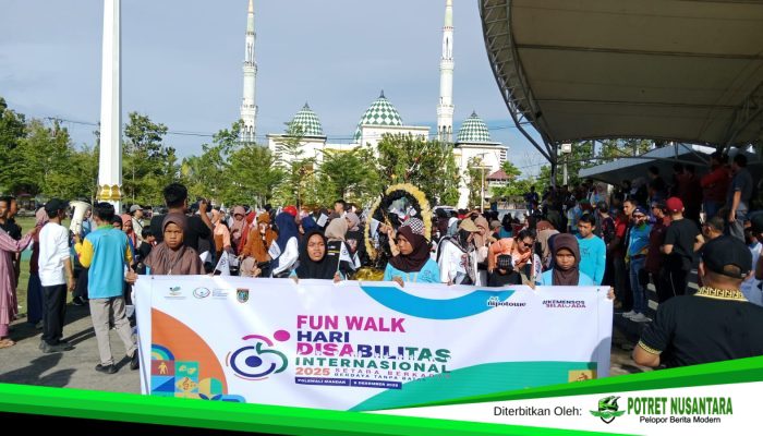 Semarak HDI 2025 di Polman: Fun Walk, Seni, Bazaar dan Bantuan ATENSI Warnai Peringatan