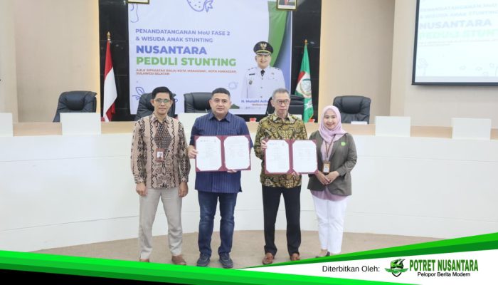 Pemkot Makassar dan Nusantara Infrastructure Perkuat Kolaborasi, Fokus Stunting Masuki Fase Ke II