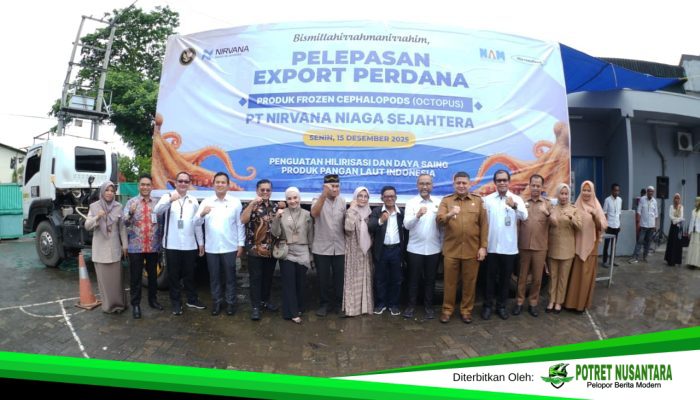 Munafri Lepas Ekspor Perdana Gurita ke Jepang