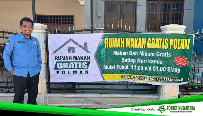 Rumah Makan Gratis Polman Hadirkan Layanan Makan dan Minum Gratis untuk Masyarakat