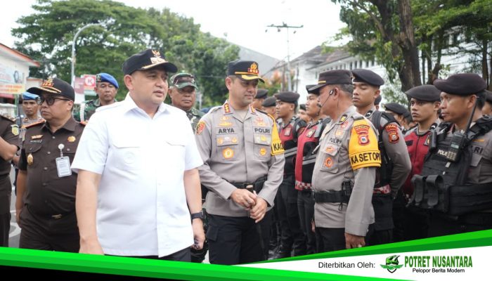 Wali Kota-Kapolrestabes Makassar Pimpin Apel Pengamanan Malam Tahun Baru 2026