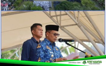 Dari Lapangan Pancasila, Bupati Polman Suarakan Pesan Kebangsaan KORPRI dan PGRI