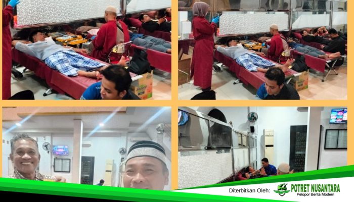 Kegiatan Donor Darah Masjid Nur Intan Didukung Banyak Pihak, 29 Kantong Terkumpul