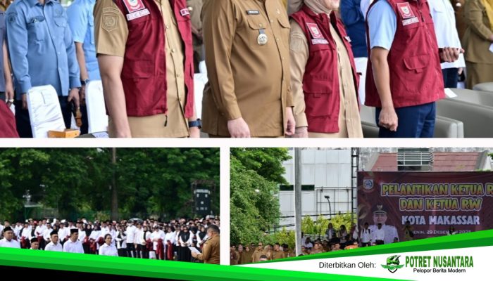 6.032 RT/RW Resmi Dilantik di Makassar, Munafri Minta Fokus Sampah, Keamanan, dan UMKM