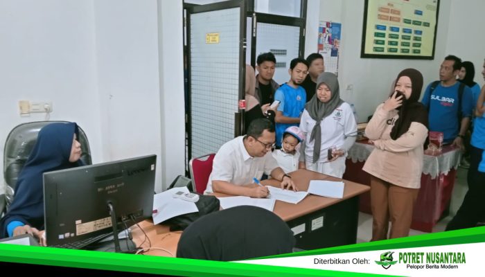 Kadis Kominfo Sulbar Pantau Kehadiran ASN di Hari Pertama Kerja 2026