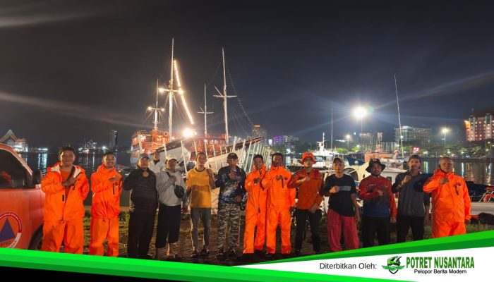 Terombang-Ambing di Laut Malam, Lima Nelayan Selamat Berkat Respons Cepat BPBD Makassar
