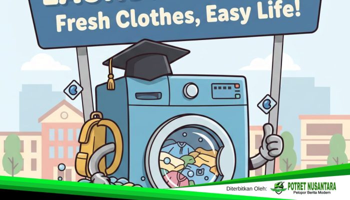 Teknologi Bersih untuk Dompet Mahasiswa Ketika Layanan Laundry Menjadi Penolong di Tengah Padatnya Aktivitas Kuliah