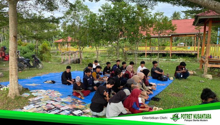 Kolaborasi Dongeng Kampoeng dan Mahasiswa KKN Gelar Temu Literasi di Katumbangan