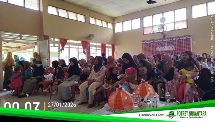 TP PKK Polman Salurkan Bantuan Gizi untuk Balita di Campalagian