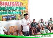 Sosialisasi Syukuran Swasembada Pangan Nasional Digelar di Luyo, Bupati Polman Tegaskan Komitmen Dukung Petani