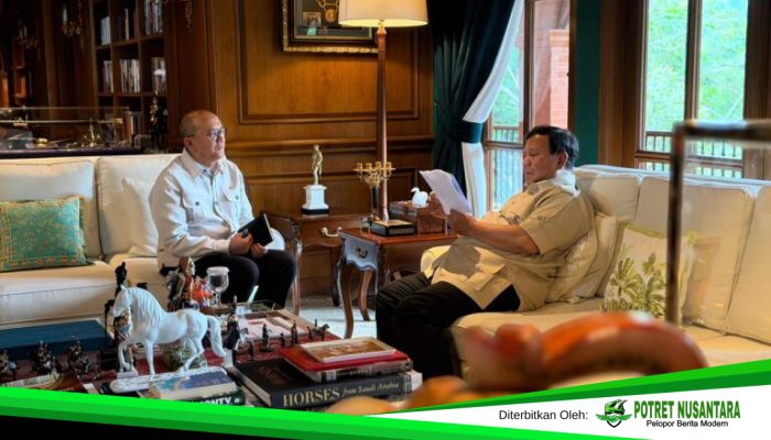 Presiden Prabowo Terima Rosan Roeslani di Hambalang, Bahas Hilirisasi hingga Proyek Waste to Energy