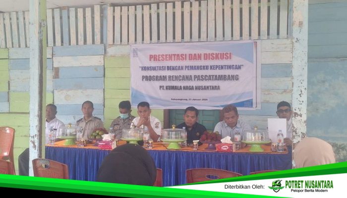 Dinas ESDM Dorong Kepatuhan Pascatambang, PT Kumala Naga Nusantara Gelar Konsultasi Publik di Mateng