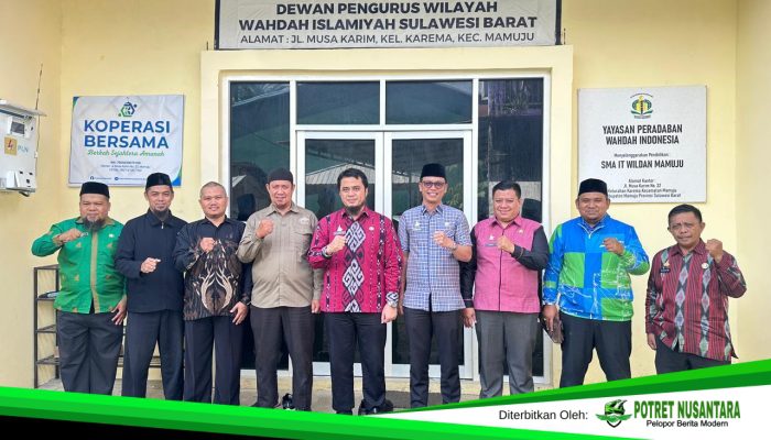 Perkuat Sinergi Keumatan, Biro Pemkesra Sulbar Silaturahmi ke PW Wahdah Islamiyah