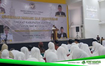 Manasik Haji Terintegrasi Digelar, Bupati Soppeng Suwardi Haseng Pastikan Dukungan Penuh untuk Kelancaran Haji 1447 H