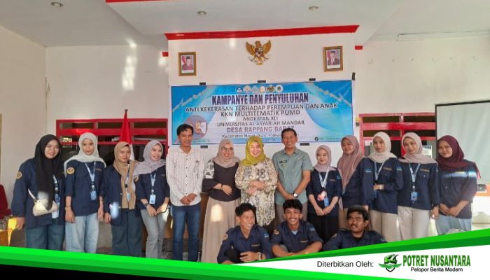 KKN Unasman di Rappang Barat Gelar Kampanye dan Penyuluhan Anti Kekerasan Perempuan dan Anak