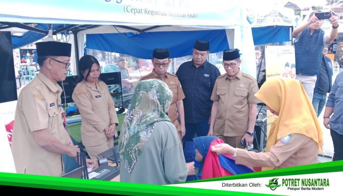 Pos CERIA Permudah Pembuatan KIA di Pasar Sukses Ramadhan Soppeng