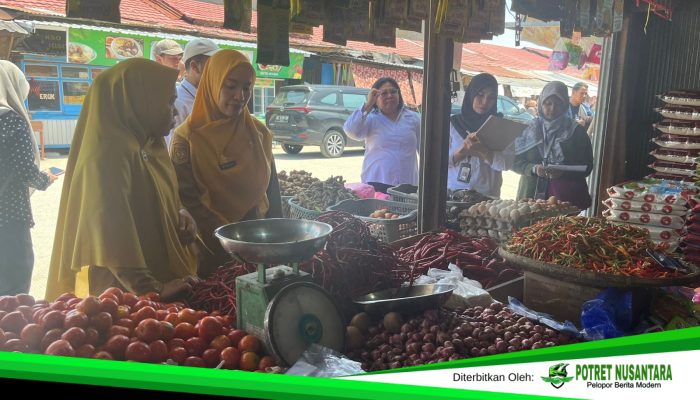 Pemprov Sulbar Pantau Harga dan Stok Bahan Pokok di Dua Pasar, Antisipasi Kenaikan Harga di Bulan Ramadhan 