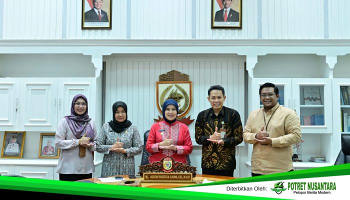 Aliyah Mustika Ilham Terima Audiensi BPJS Kesehatan Makassar