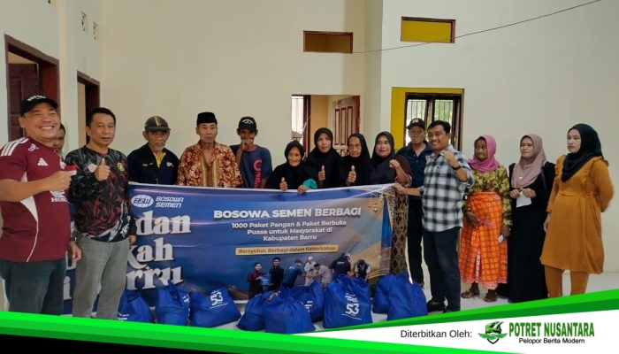 Bosowa Peduli Salurkan Sembako ke Puluhan Desa di Barru Jelang Lebaran