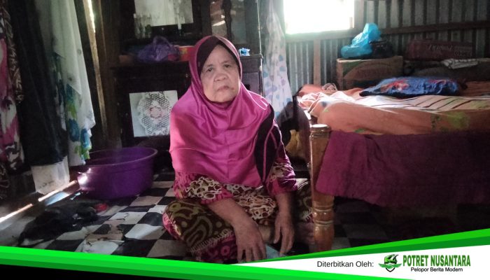 Lansia di Polewali Mandar Hidup Sendiri di Rumah Tak Layak Huni, Harapkan Perhatian Pemerintah
