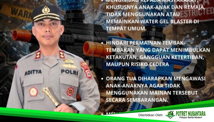 Kapolres Imbau Masyarakat Tidak Gunakan Senjata Mainan Water Gel Blaster di Tempat Umum