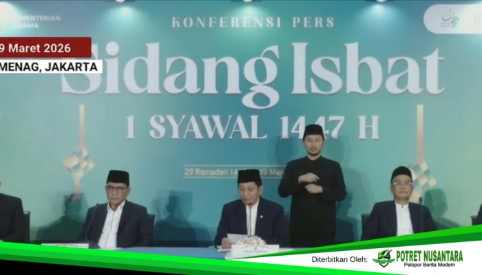 Pemerintah Tetapkan Idulfitri 1 Syawal 1447 H Jatuh pada Sabtu, 21 Maret 2026