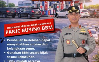 Kapolres Soppeng Imbau Warga Tidak Panic Buying BBM, Ajak Masyarakat Tetap Tenang dan Tertib di SPBU