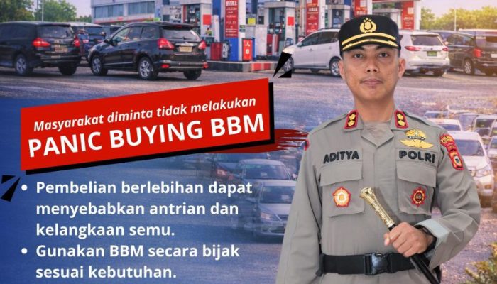 Kapolres Soppeng Imbau Warga Tidak Panic Buying BBM, Ajak Masyarakat Tetap Tenang dan Tertib di SPBU