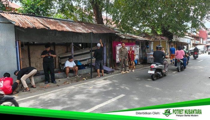 Demi Fasilitas Umum, Tiga Lapak di Tallo Akhirnya Ditertibkan