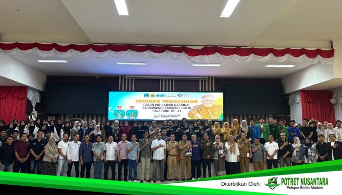 Seminar Nasional Pengusulan Calon Pahlawan Nasional La Pawawoi Raja Bone ke-31 Digelar di Bone