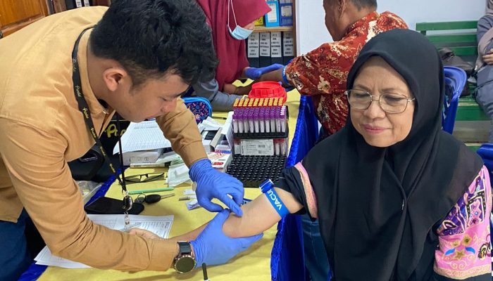 Puskesmas Basala Gelar Pemeriksaan Kesehatan Gratis, 59 Peserta Ikut Program Prolanis
