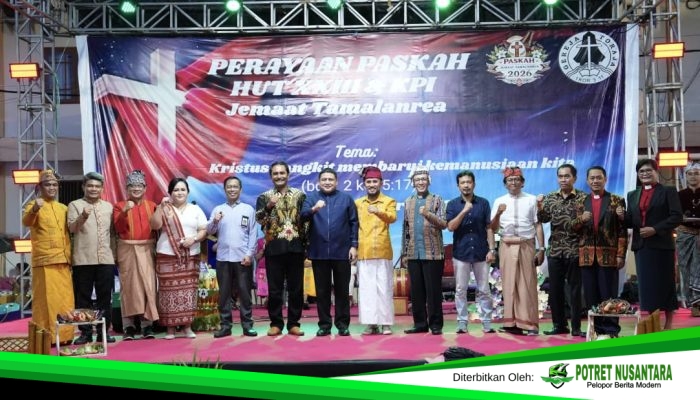 Hadiri HUT KPI Gereja Toraja, Munafri: Kota Makassar Dibangun dengan Semangat Kebersamaan