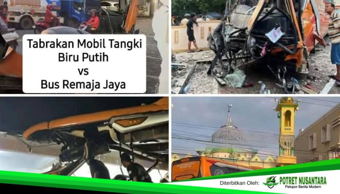 Kecelakaan Maut di Jalur Trans Sulawesi: Bus Tabrak Truk Tangki, Satu orang Meninggal Dunia