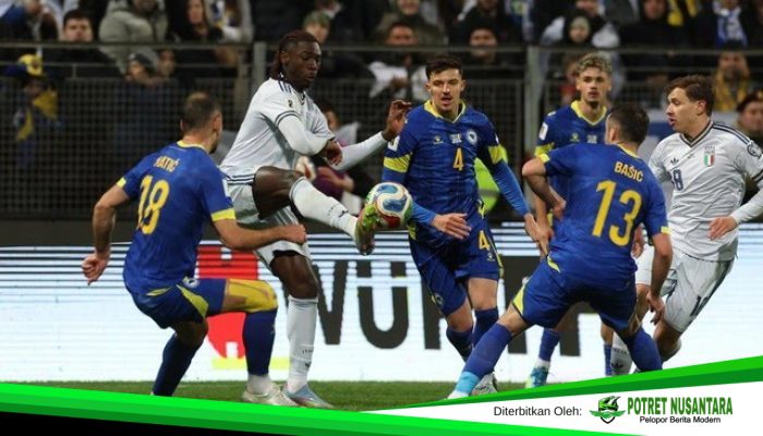 Italia Tersingkir! Bosnia Hentikan Azzurri Lewat Drama Adu Penalti