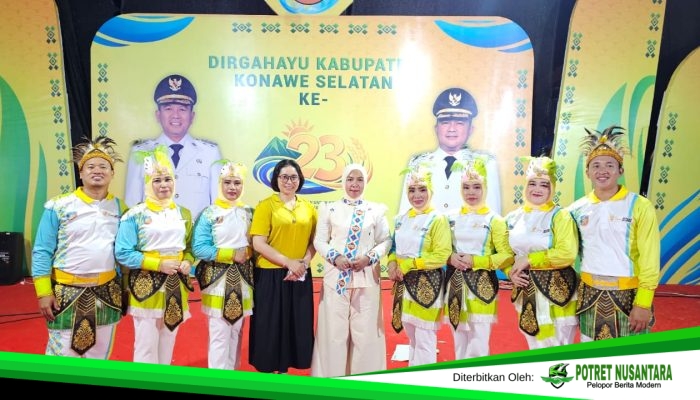 Tim Dinas Kesehatan Konawe Selatan Tampil Memukau di HUT ke-23