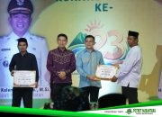 Puncak HUT Konsel ke-23, Bupati dan Wabup Serahkan Hasil Donasi “Garage Sale BKAD” untuk Masjid Raya dan Panti Asuhan