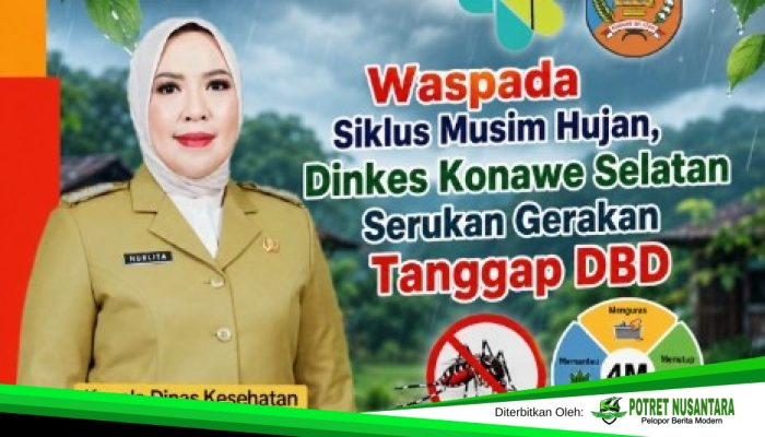 Waspada Siklus Musim Hujan, Dinkes Konawe Selatan Serukan Gerakan Tanggap DBD