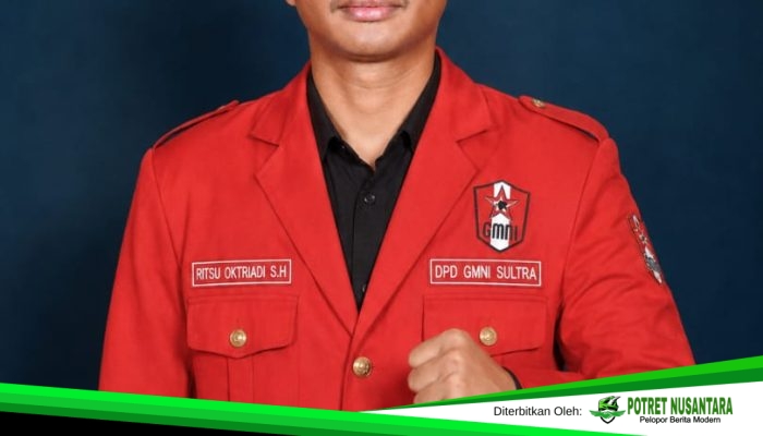 Ritsu Oktriadi Wakabid Hukum dan HAM DPD GMNI Sultra Buka Posko Pengaduan Tenaga Kerja, Perkuat Perjuangan Hak Buruh di Sultra