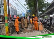 Respons Aduan Publik, Kecamatan Panakkukang Benahi Trotoar Jalan Nasional di Pettarani