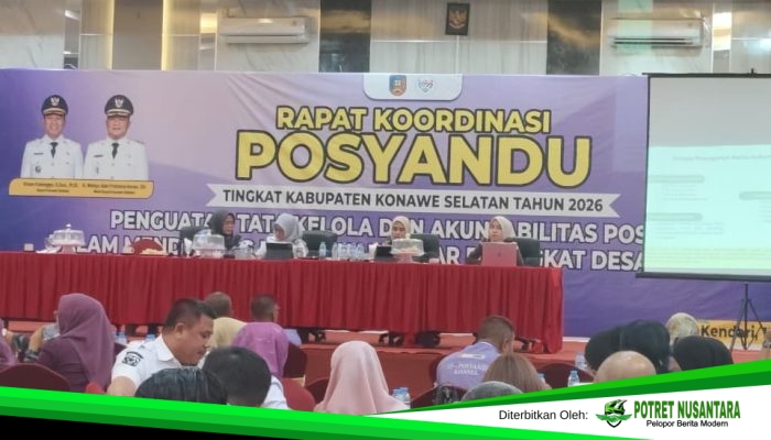336 Kades dan 25 Camat Dikumpulkan! Dinkes Konsel Gaspol Perkuat Posyandu 6 SPM hingga Desa