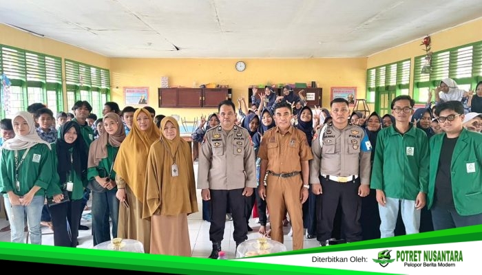 Mahasiswa KKN UIN Makassar Gandeng Polisi dan Puskesmas Edukasi Bahaya Narkoba