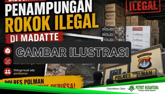 Diduga Ada Penampungan Rokok Ilegal di Madatte, Aktivis Polman Desak Polres Polman Bertindak Tegas