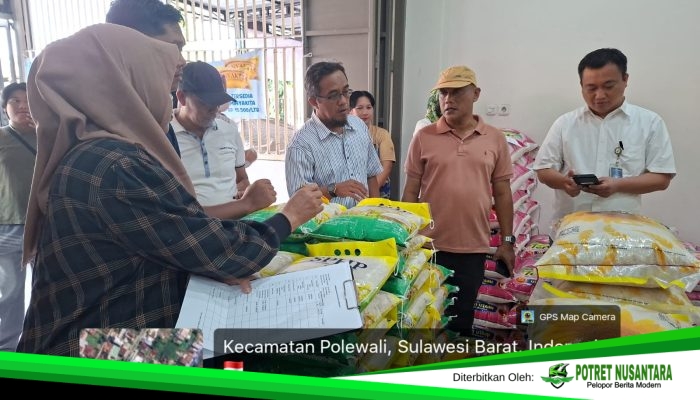 Pemkab Polman Sidak Pasar Pekkabata, Pastikan Harga dan Stok Bahan Pokok Jelang Iduladha Stabil