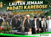 Lautan Jemaah Padati Karebosi! Appi dan Aliyah Ajak Warga Makassar Perkuat Kepedulian di Iduladha 1447 H