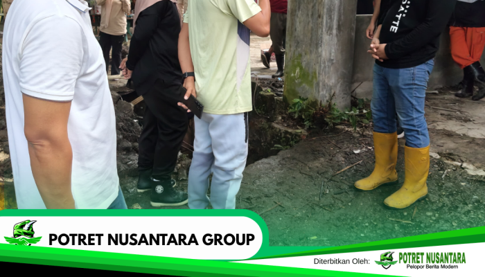 Bupati Polman Pantau Langsung Pembersihan Drainase untuk Tekan Risiko Banjir