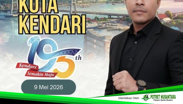 Rajab Jinik Ajak Warga Bangun Kendari Lebih Maju di HUT ke-195