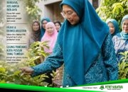 Melinda Aksa Tinjau Kebun Aku Hatinya PKK di Ujung Pandang, Dorong Kemandirian Pangan Keluarga