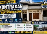 Kontrakan Strategis di Hertasning Gowa Ditawarkan, Cocok untuk Hunian dan Usaha