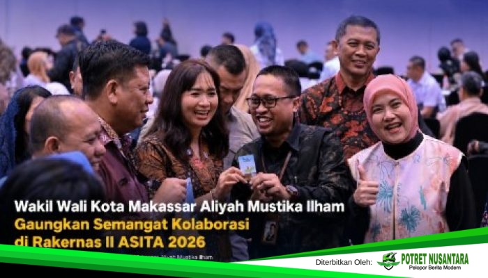 Wakil Wali Kota Makassar Aliyah Mustika Ilham Gaungkan Semangat Kolaborasi di Rakernas II ASITA 2026
